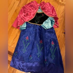 Frozen Anna Dress with Cape